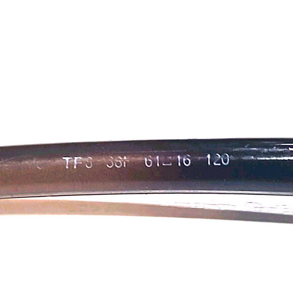 Tom Ford TF8 38F No Lenses Brown Butterfly Wrap Sunglasses Frame 61-16 120 - Picture 4 of 11